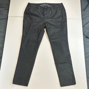 Highway Jeans - Black Polyurethane Coated - Size 16